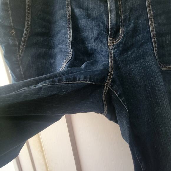 Size 20R Torrid distressed dark wash cargo pocket jeans, great condition - Picture 4 of 4